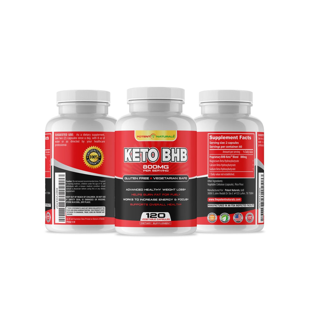KETO BHB Ketogenic Rapid Fat Burner - Potent Naturals